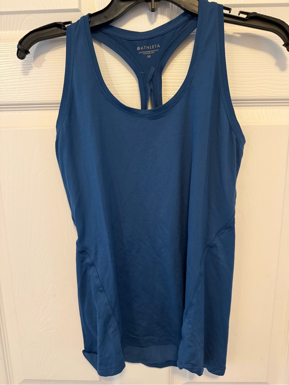 Athleta Deep Blue Racerback Performance Tank
